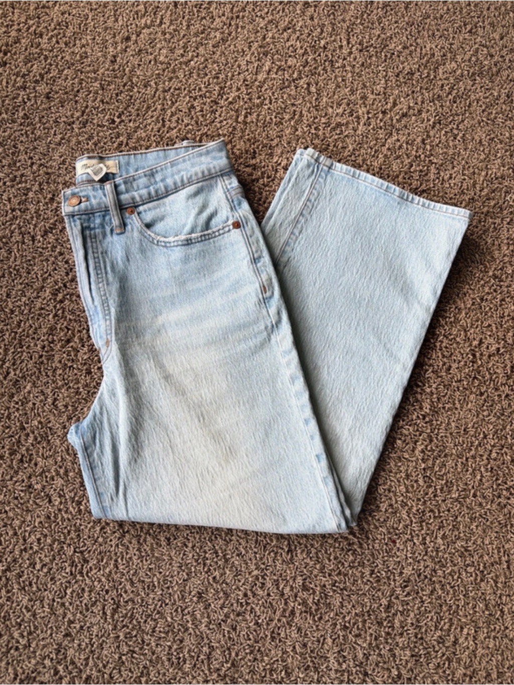 Madewell Light Blue Denim High-Rise Jeans